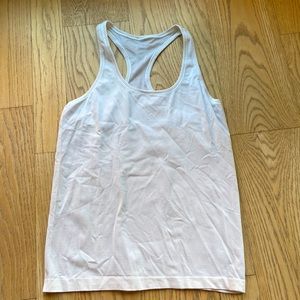 Lululemon white racerback tank top